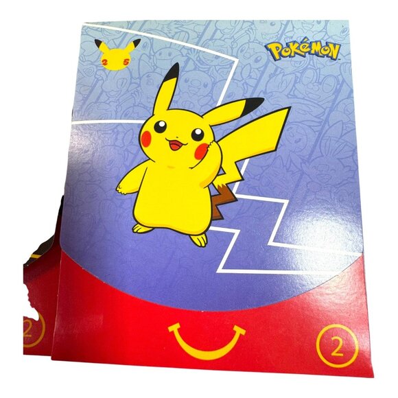 7x Lot of Pokemon 25th Anniversary 2021 McDonalds Promo Packs Sealed Plus Cards - Picture 5 of 6
